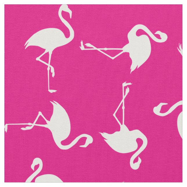Tissu d'impression Tropical Flamant rose rose (Fermer)