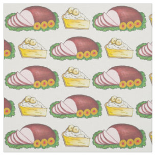 Tissu Dîner de Pâques Tranché jambon pâté de crème pâté
