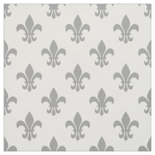 Tissu DO-IT-YOURSELF Couleur BG, Dk Gray Fleur De Lis Sz
