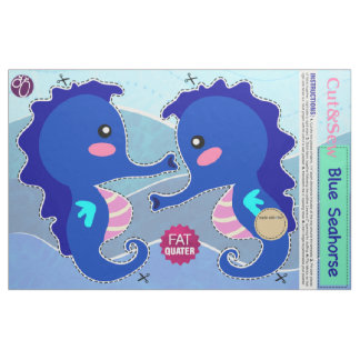 Tissu do-it-yourself Coupe et Couture : Cheval bleu