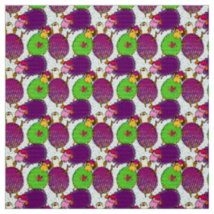 Tissu Doddles mignons de moutons de sommeil de bébé