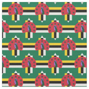Tissu Dominica Flag & Dominica Trendy Fabric/fashion