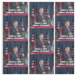 Tissu Donald J. Trump 45e président Keepsaké