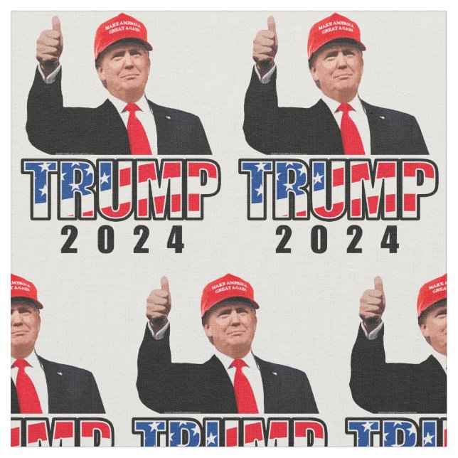 Tissu Donald Trump 2024 (Fermer)