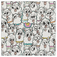 Doodle de la trouille de lama de dessin original