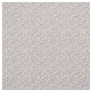 Tissu Douce Lilac et Rosebud Floral Vintage des années 1