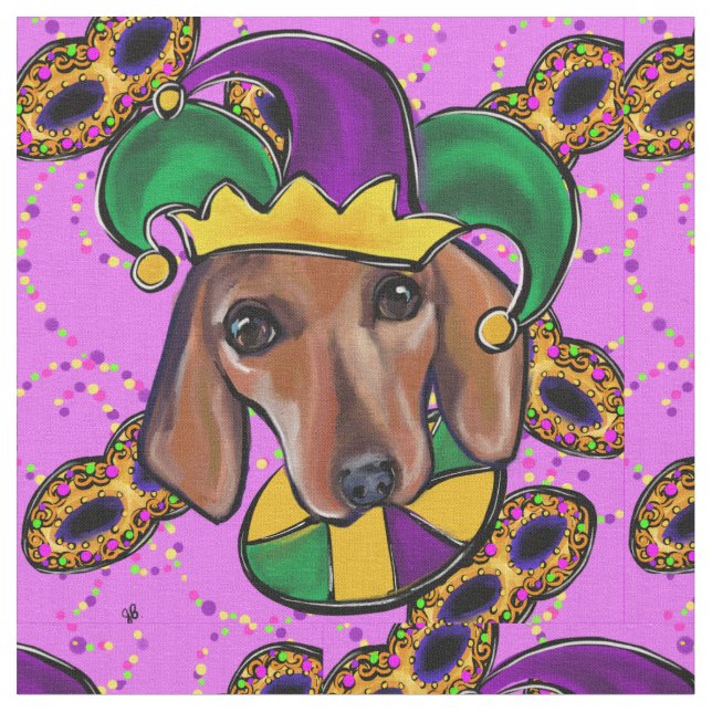 Tissu Doxie Rouge (Fermer)