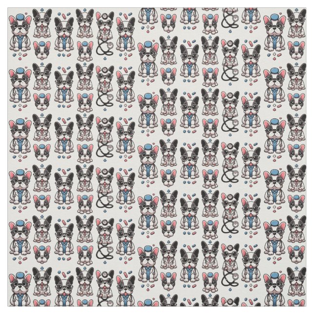 Tissu Dr Frenchie (Échantillon)