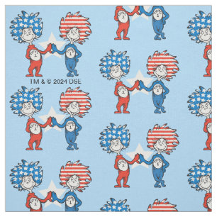 Tissu Dr. Seuss Chose Un Chose Deux Graphique Patrioti