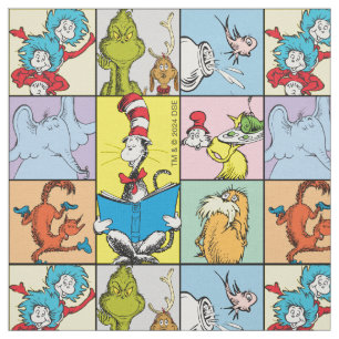 Tissu Dr Seuss   Graphique Histoires