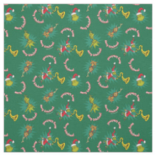 Tissu Dr. Seuss Grinch Motif Joyeux Grinchmas