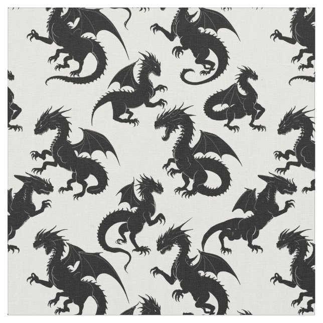 Tissu Dragons (Fermer)