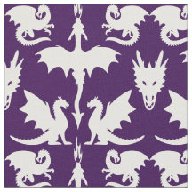 Dragons blancs sur Witch Cheeky Pagan Wiccan viole