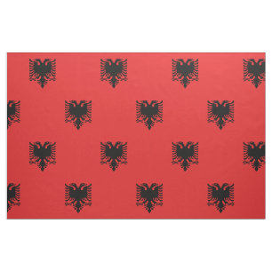 Tissu Drapeau albanais patriotique