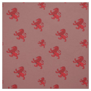 Tissu Drapeau antique effréné rouge de lion de l'Ecoss