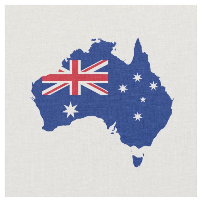 Tissu Drapeau australien (Fermer)