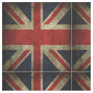 Tissu Drapeau britannique d'Union Jack de l'Angleterre