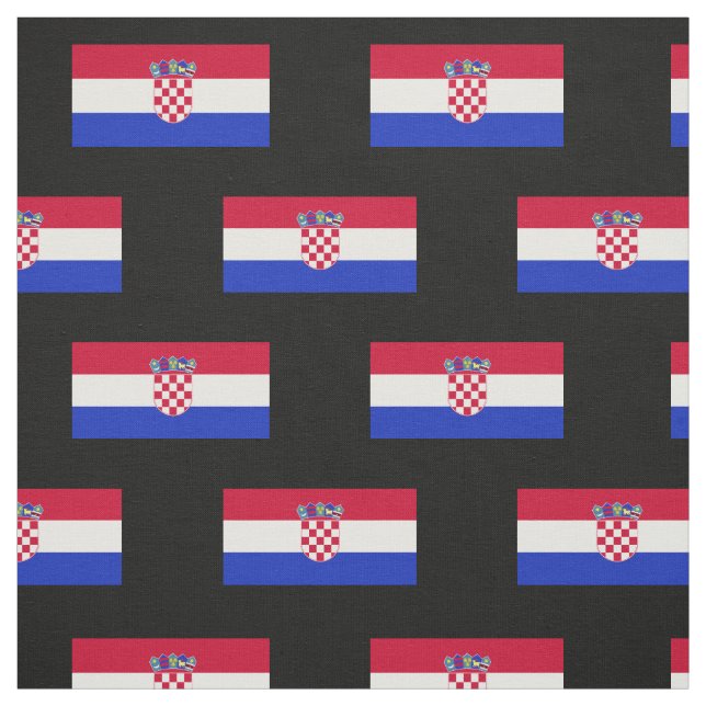 Tissu Drapeau croate (Échantillon)