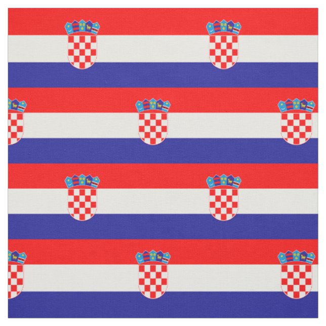 Tissu Drapeau Croate (Échantillon)