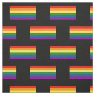 Tissu Drapeau d'arc-en-ciel de gay pride