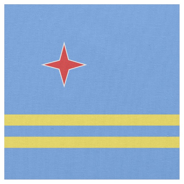 Tissu Drapeau d'Aruba (Fermer)