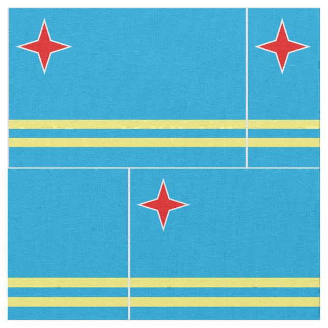 Tissu Drapeau d'Aruba (Fermer)
