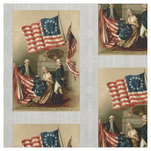 Tissu Drapeau de Betsy Ross (Échantillon)