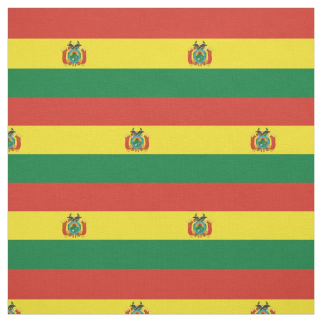 Tissu Drapeau de Bolivie patriotique (Échantillon)
