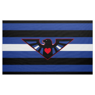 Tissu Drapeau de fierté d'aigle en cuir