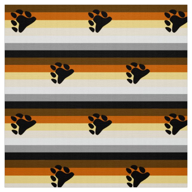 Tissu Drapeau de fierté des Ours (Échantillon)