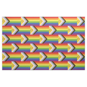 Tissu Drapeau de fierté intersexe de SlipperyJoe's fond