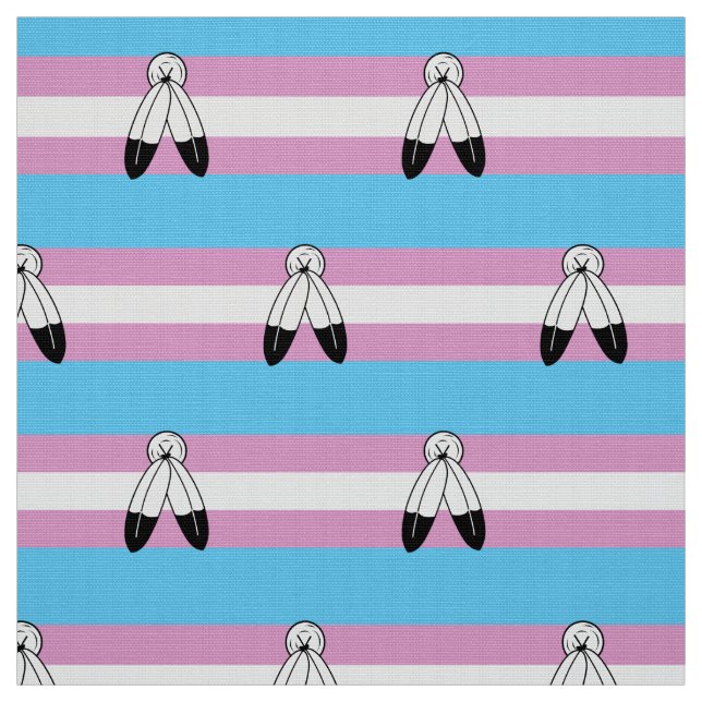 Tissu Drapeau de fierté trans bispirituel (Échantillon)