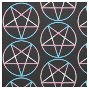 Tissu drapeau de fierté trans gay pentagramme transgenre