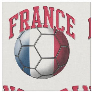 Tissu Drapeau de France Bal de Football