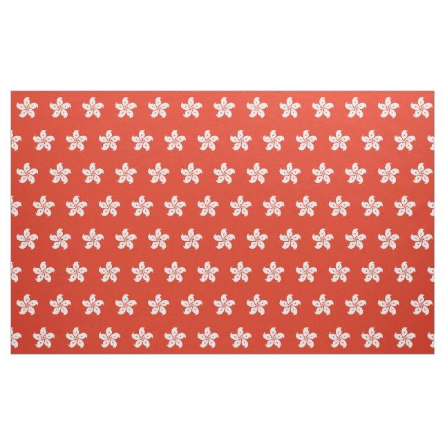 Tissu Drapeau de Hong Kong (Yard)