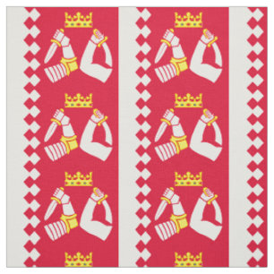 Tissu Drapeau de la Carélie du Nord