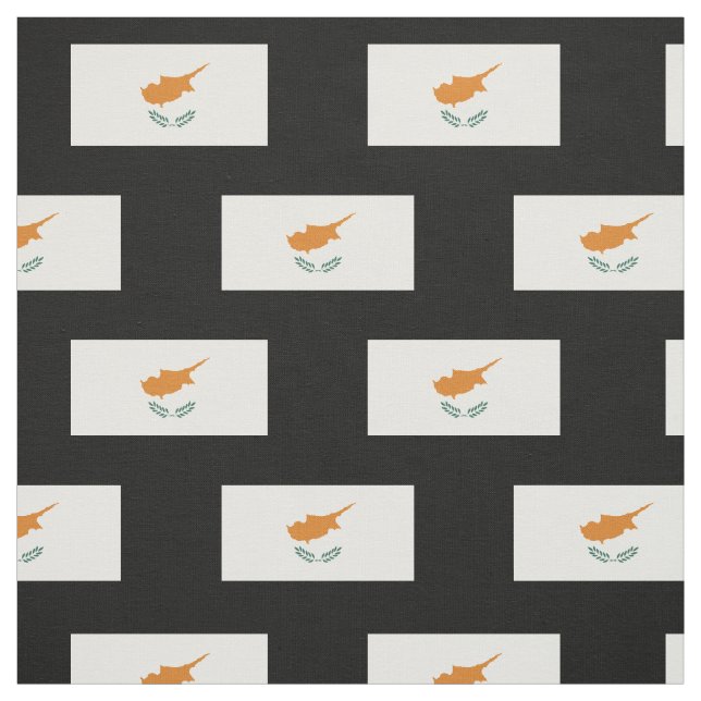 Tissu Drapeau de la Chypre (Échantillon)