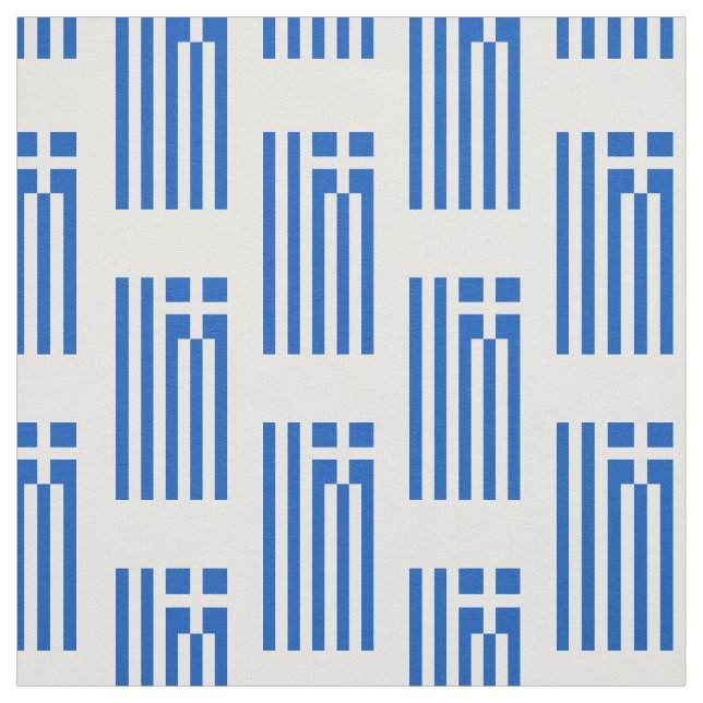 Tissu Drapeau de la Grèce (Échantillon)