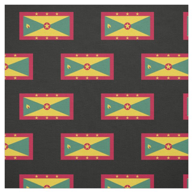 Tissu Drapeau de la Grenade (Échantillon)