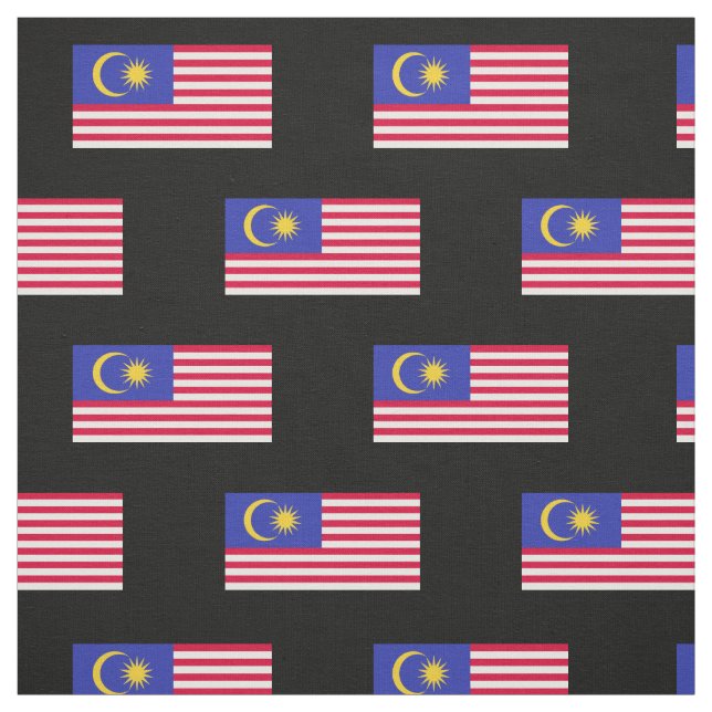 Tissu Drapeau de la Malaisie (Échantillon)
