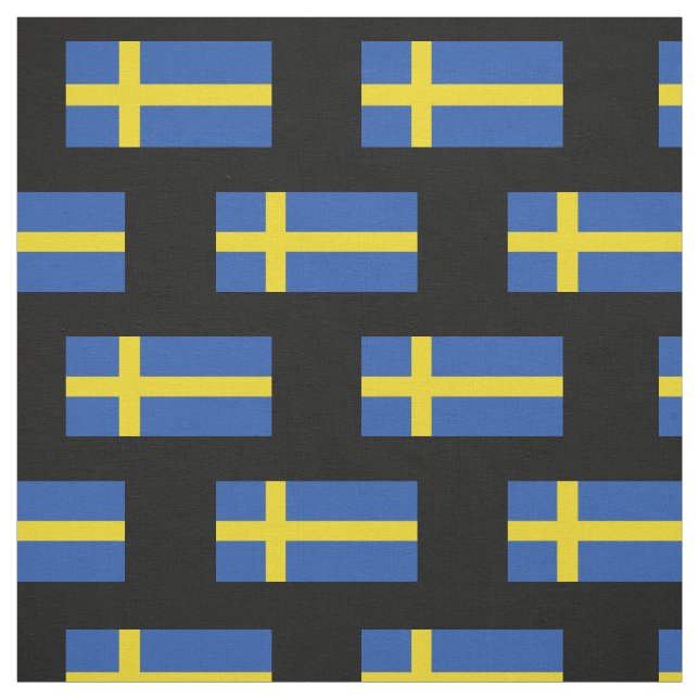 Tissu Drapeau de la Suède (Échantillon)