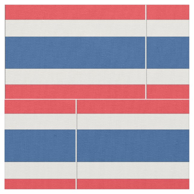 Tissu Drapeau de la Thaïlande (Fermer)