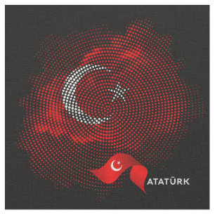 Tissu Drapeau de la Turquie