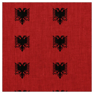Tissu Drapeau de l'Albanie