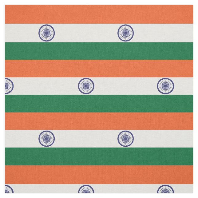 Tissu Drapeau de l'Inde (Échantillon)