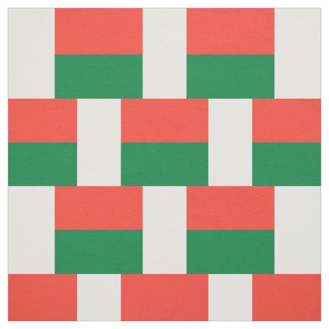 Tissu Drapeau de Madagascar (Échantillon)