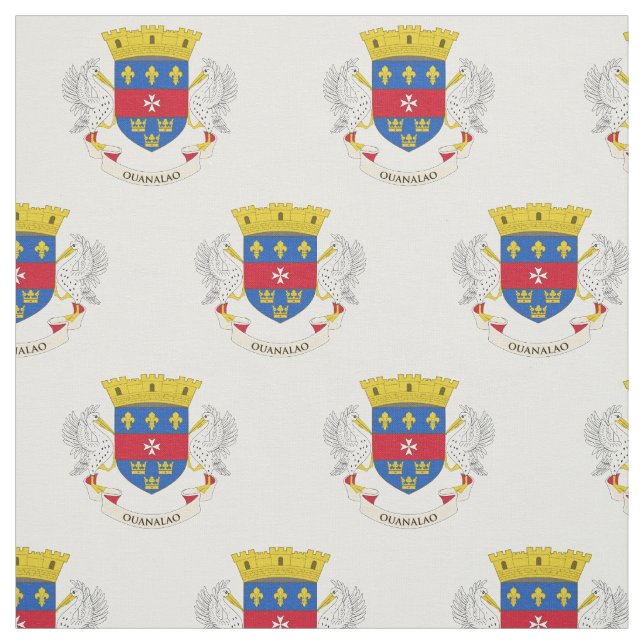 Tissu Drapeau de Saint-Barthélemy (Échantillon)