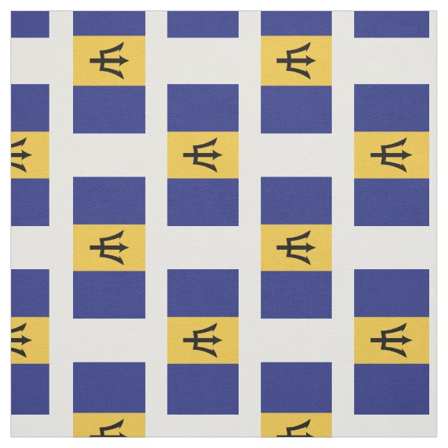 Tissu Drapeau des Barbade (Échantillon)