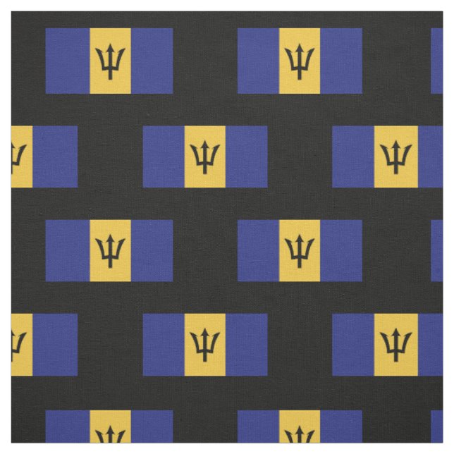Tissu Drapeau des Barbade (Échantillon)