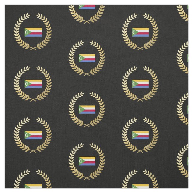 Tissu Drapeau des Comores (Échantillon)